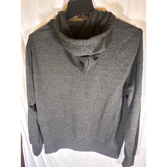 AND NOW THIS Mens Pullover Drawstring Hoodie Speckled Black, Size S, NWT - Picture 5 of 5
